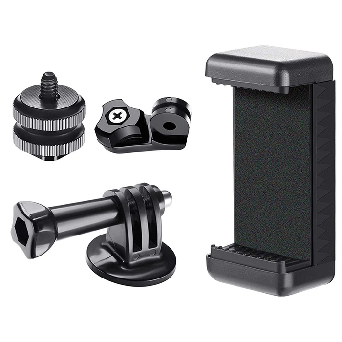 Tripod phone tripod for photos with ball head - black