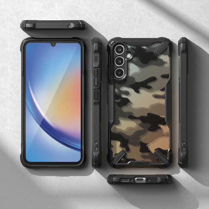 Ringke Fusion X GALAXY A54 5G CAMO NEGRO