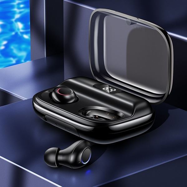 Slúchadlá Bezdrôtové zariadenie USAMS Bluetooth 5.0 Black