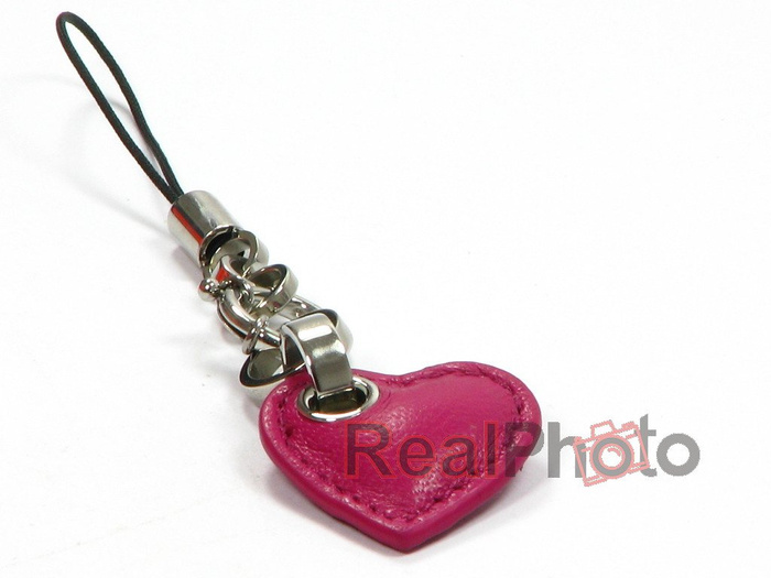 Elegantní krásná srdcová značka pro Telefonu Pink Leather Dyberg-Kern 