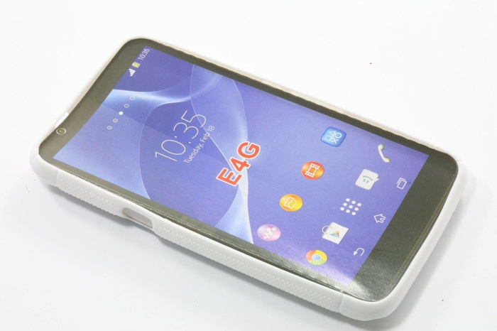 Cover S-Line Sony Xperia E4G WHITE Cover Silicone