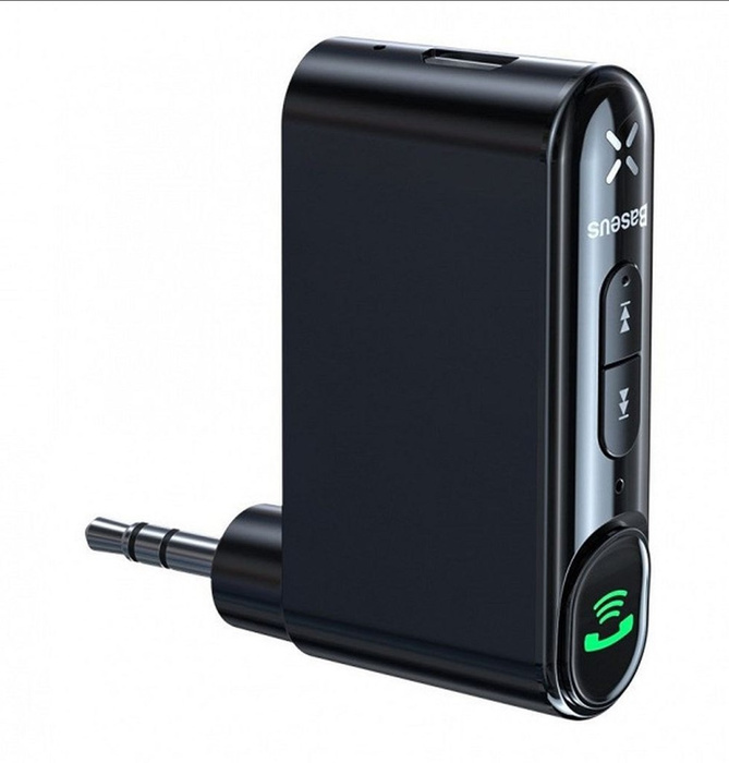 Bluetooth AUX transmitter Baseus BSBA-02 (Overseas Edition) - black