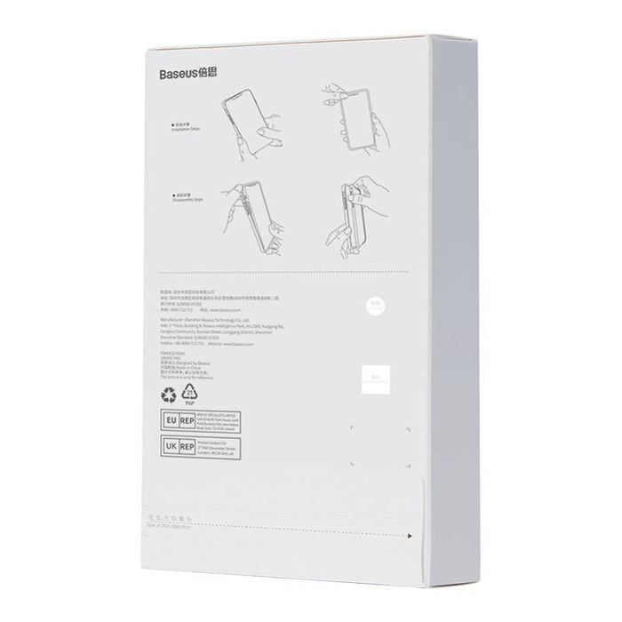 Etui Zestaw ochronny Baseus Corning przeźroczyste etui i szkło hartowane do iPhone 12 Pro Case