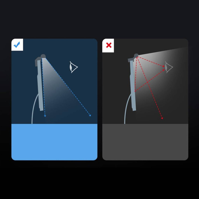 Lámpara LED Baseus i-wok2 para iluminación de pantalla de monitor de escritorio negra (DGIW000101)
