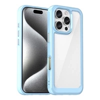 Outer Space Case mit Gelrahmen für iPhone 16 Pro Max – blau