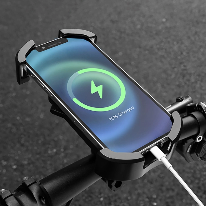 Rockbros 25210032001 Telefonhalter für Lenkerfahrrad – Schwarz