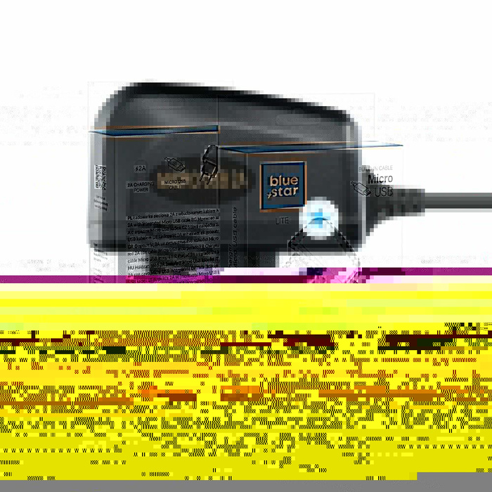 Ładowarka sieciowa do telefonu Blue Star Lite 2A 10W z kablem Micro USB TFK-TC-1095B czarna 