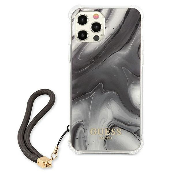  GUESS   12 Pro Max Marble Collection Grey Hardcase