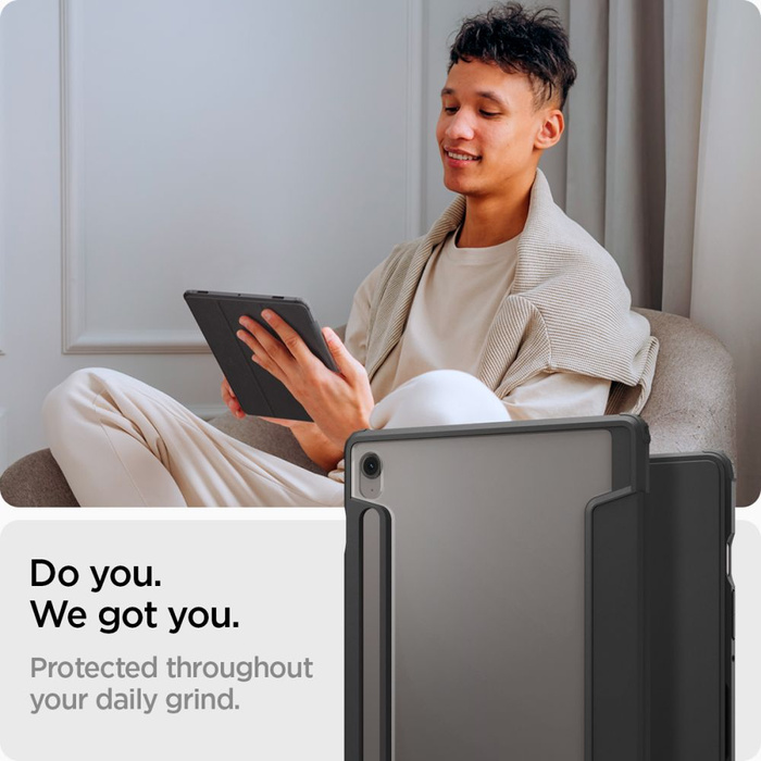 ETUI SPIGEN SAMSUNG GALAXY TAB S9 11.0 / S10 FE 10.9 X710 / X716B / X520 / X526 ULTRA HYBRID ”PRO” CZARNE