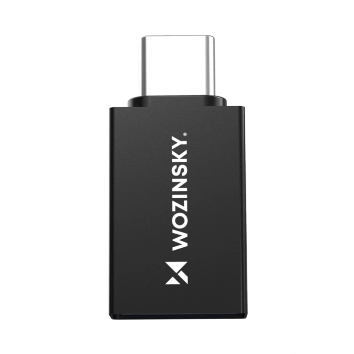 Adapter Wozinsky W10GY1S USB-C - USB-A 3.2 10Gb/s - czarny