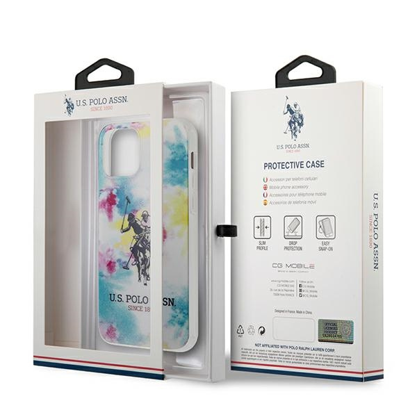 Puzdro US POLO Apple iPhone 12 Pro Max 6.7 Tie &amp; Dye Collection USHCP12LPCUSML Viacfarebné puzdro