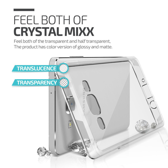  Samsung Galaxy A7 VERUS Crystal Mixx Transparente Como Cubierta SGP de Spigen