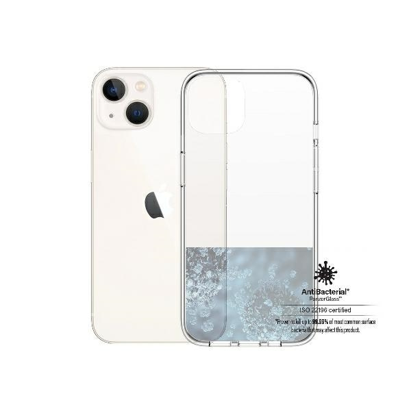 PanzerGlass ClearCase iPhone 13 6.1" Antibakteriell Militärische Qualität klar 0313