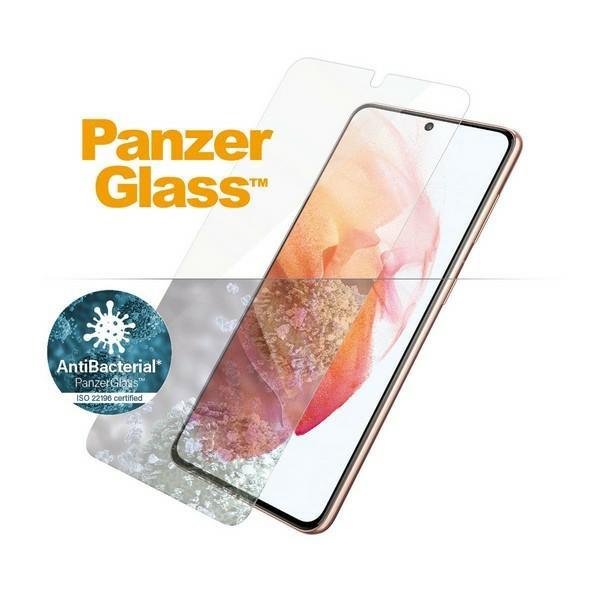 PanzerGlass E2E Microfracture Sam S21 G991 Case Friendly Finger Print AntiBacterial schwarz/schwarz