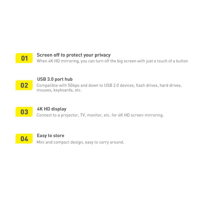 Baseus Lite Series multifunkční HUB USB typu C - 2 x USB 3.0 / USB typu C / HDMI 1,4 / SD / TF černý (WKQX050001)