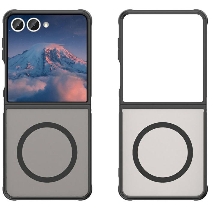 Etui Beline MagSafe do Samsung Galaxy Z  Flip7 czarny