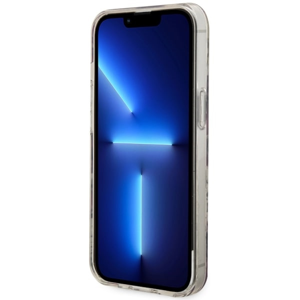 Coque Guess GUHMP14MHCFWSP iPhone 14 Plus 6.7" rose/pink hardcase Flower MagSafe Case