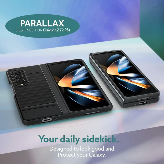 Funda Caseology Parallax Galaxy Z Fold 5 MATTE Negro Case
