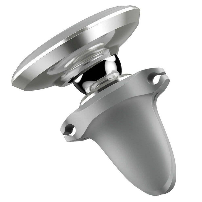 Support de voiture magnétique pour la grille de ventilation Baseus (Overseas Edition) - argent