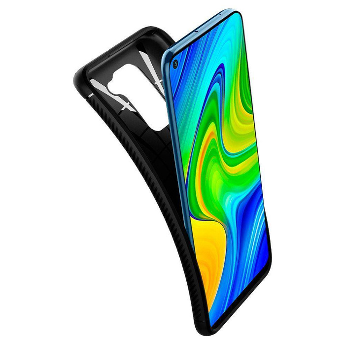   Xiaomi Redmi Note 9 / Redmi 10X Rugged Armor Funda Negra Mate