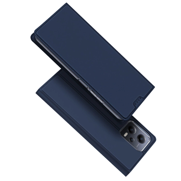 [APRÈS RETOUR] Coque Dux Ducis Skin Pro pour Xiaomi Redmi Note 12 Pro+ Flip Cover Card Wallet Stand Bleu