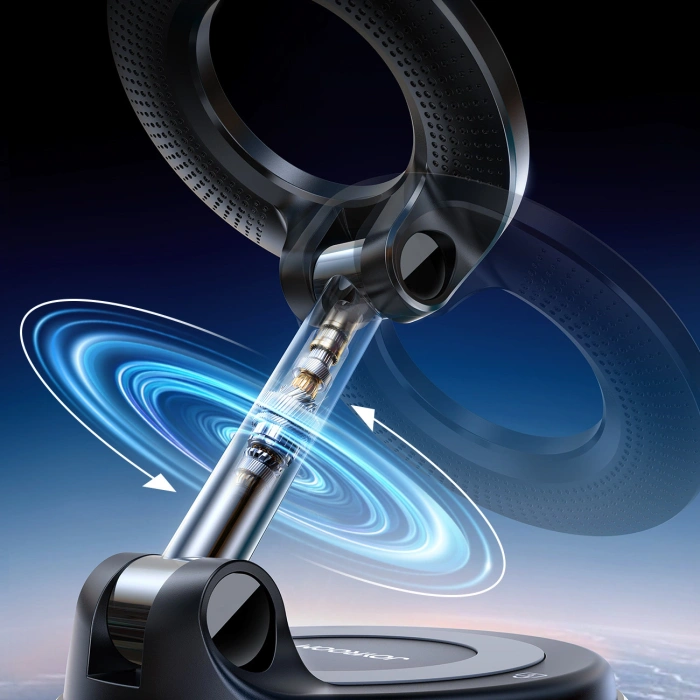 Uchwyt samochodowy Joyroom JR-ZS501 magnetyczny kompatybilny z MagSafe na deskę rozdzielczą - ciemnoszary