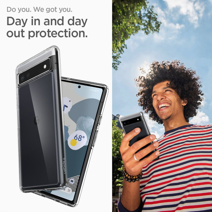 Case Spigen Ultra Hybrid Google Pixel 6a Crystal Clear