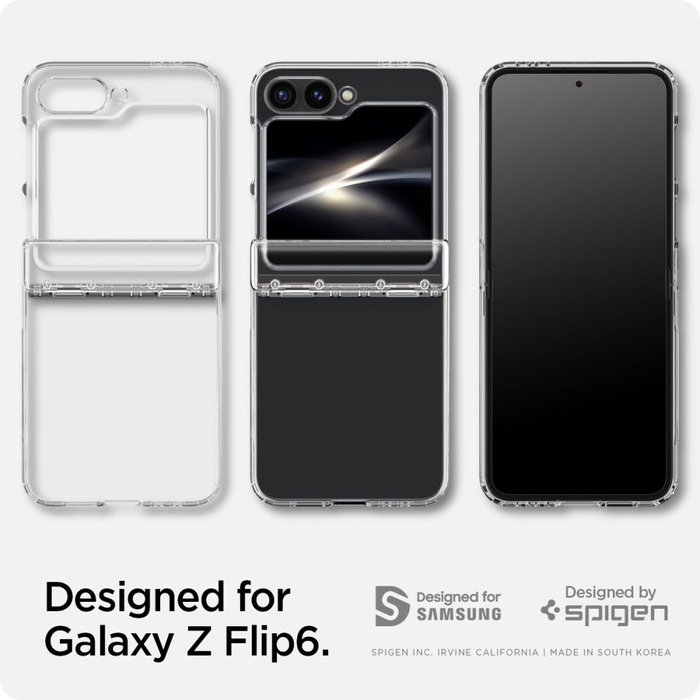 Spigen Ultra Hybrid PRO GALAXY Z Flip 6 / Z Flip 7 FE CRYSTAL CLEAR
