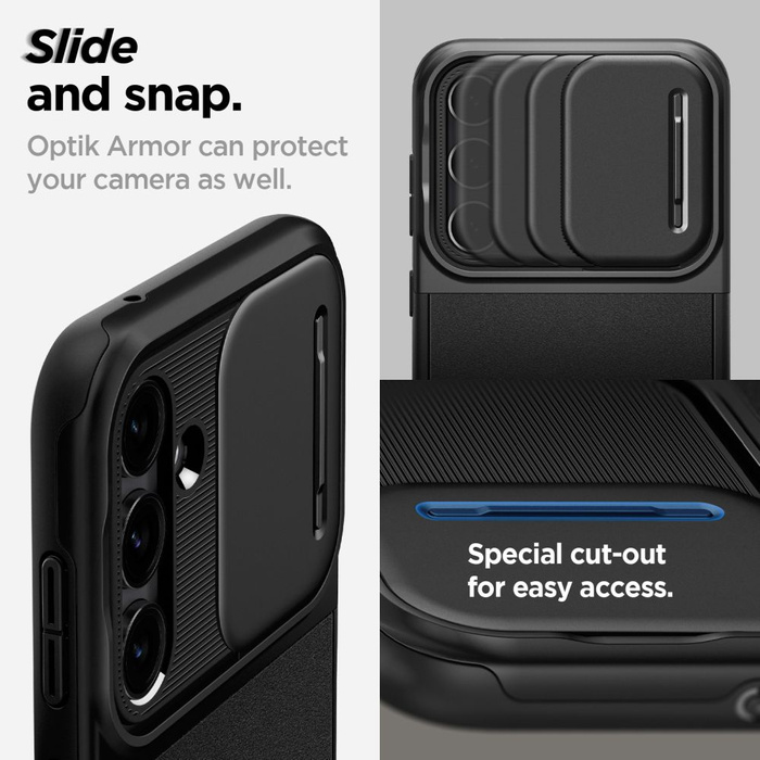 Obal Spigen Optik Armor Galaxy S23 FE černá Case