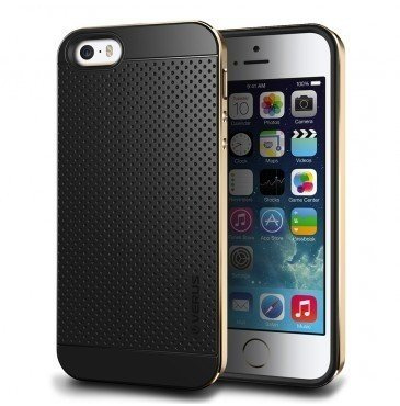 Case iPhone 5 5S VERUS Iron Shield Gold As Spigen SGP Cover