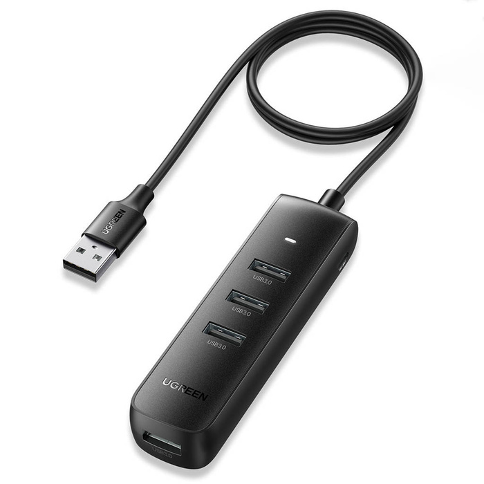 Ugreen hUB USB Splitter Type A - 4x USB 3.2 Gen 1 Noir (CM416 80657)