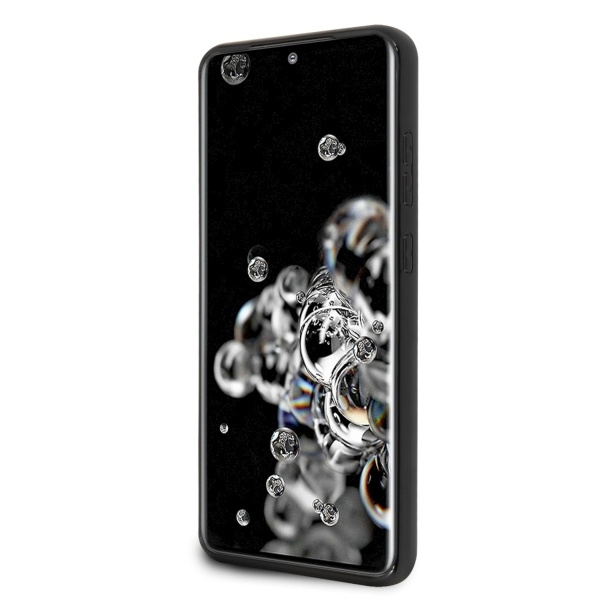 Coque FERRARI Étui noir patrimoine carbone pour Samsung Galaxy S20 Ultra