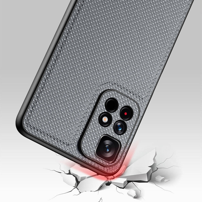 Dux Ducis Fino Hülle mit Nylonmaterial für Poco M4 Pro 5G blau