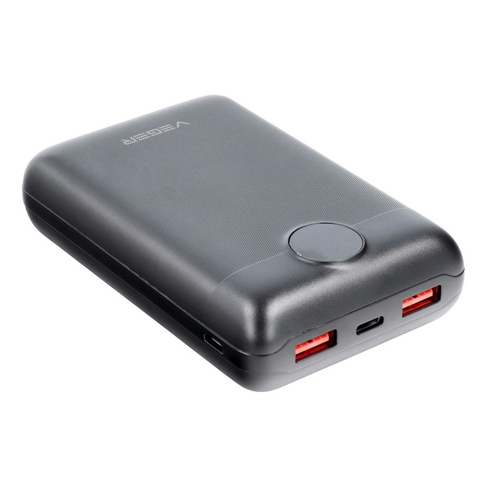 Powerbank Veger S20 (W2053) PD QC3.0 2A 22,5W 20000 mAh czarny
