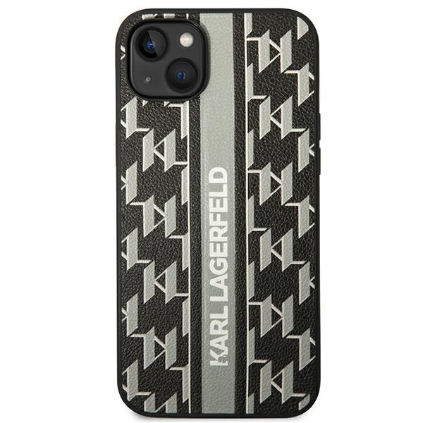 Karl Lagerfeld KLHCP14SPGKLSKG iPhone 14 6.1" hardcase grey/grey Monogram Stripe