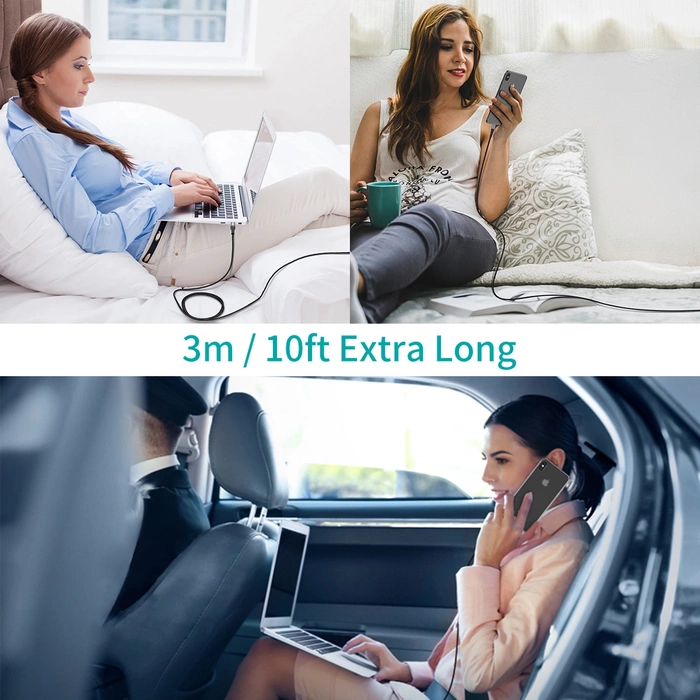 Cavo USB-C - Lightning Choetech IP0042 MFi 480Mb/s 3A 3m - nero