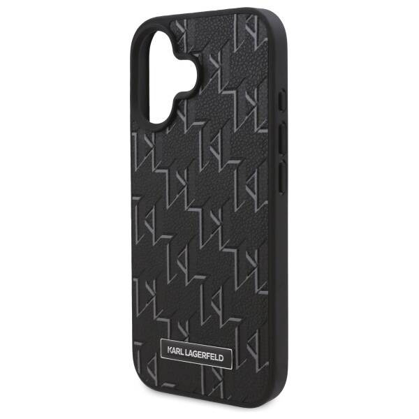 Karl Lagerfeld KLHMP16SPKHPORPK iPhone16 6.1" czarny/black hardcase Hot Stamp Magsafe