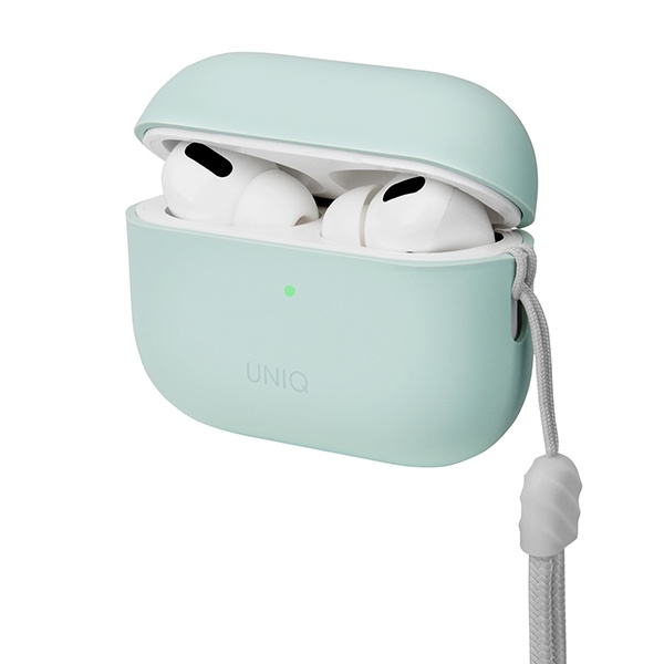 Funda Uniq Lino AirPods Pro 2 gen Silicona menta/verde menta