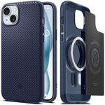 Coque Spigen Mag Armor MagSafe iPhone 15 Bleu marine Case