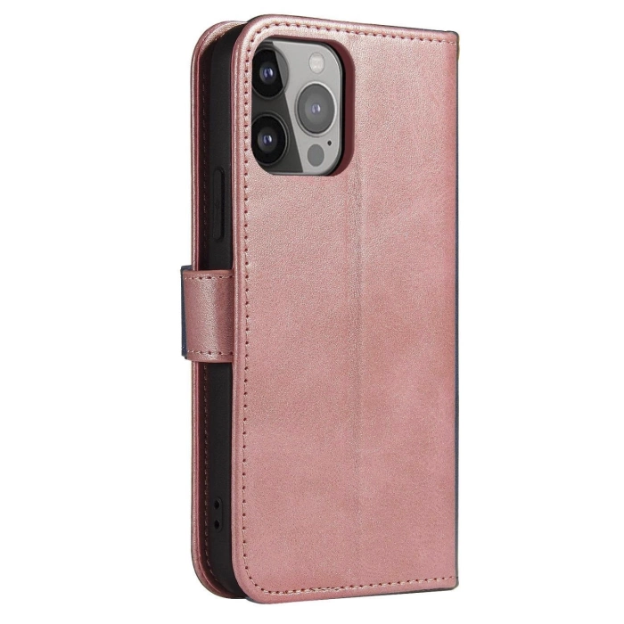 Magnet Case mit Klappe für Samsung Galaxy S25 – rosa