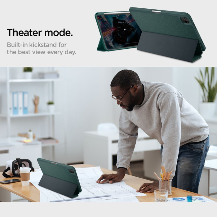 Spigen IPad URBAN FIT PRO 11 5 / 2024 VERDE MEDIANOCHE