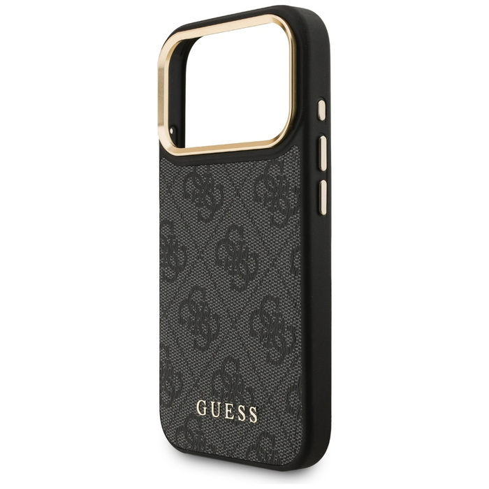 Etui Guess 4G z portfelem Magsafe do     iPhone 17 Pro czarny