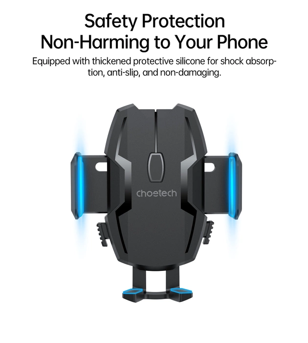 Choetech H043 Spider-Man II teleskopický držák do auta na kokpit nebo okno - černý