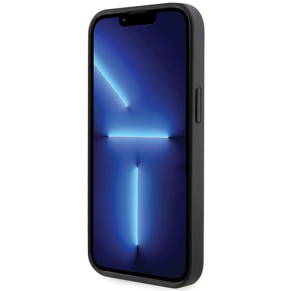 Cover Guess GUHCP14SHDGTPK iPhone 14 6,1" nero/nero durocase Triangolo con strass Case