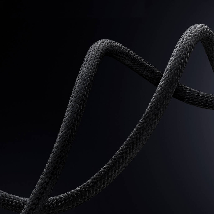 Câble Baseus Glimmer Series avec charge rapide USB-C - Lightning 480Mb/s 2.4A 2m noir