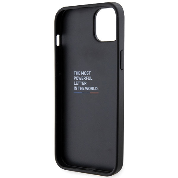 Case BMW BMHCP14S22GSLK iPhone 14 6.1" black/black hardcase Grip Hot Stamp