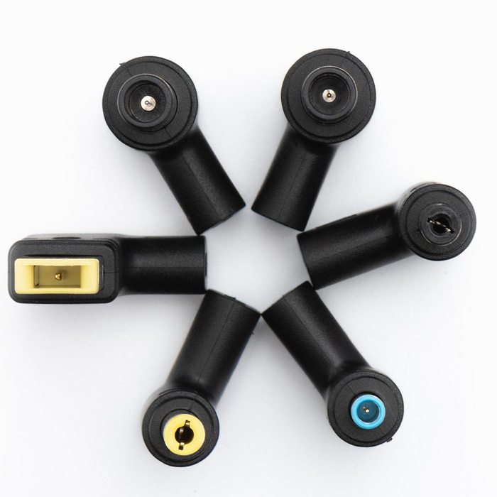 Uniwersalny zasilacz do laptopa 65W Forcell F-Energy E856 (6 końcówek) czarny