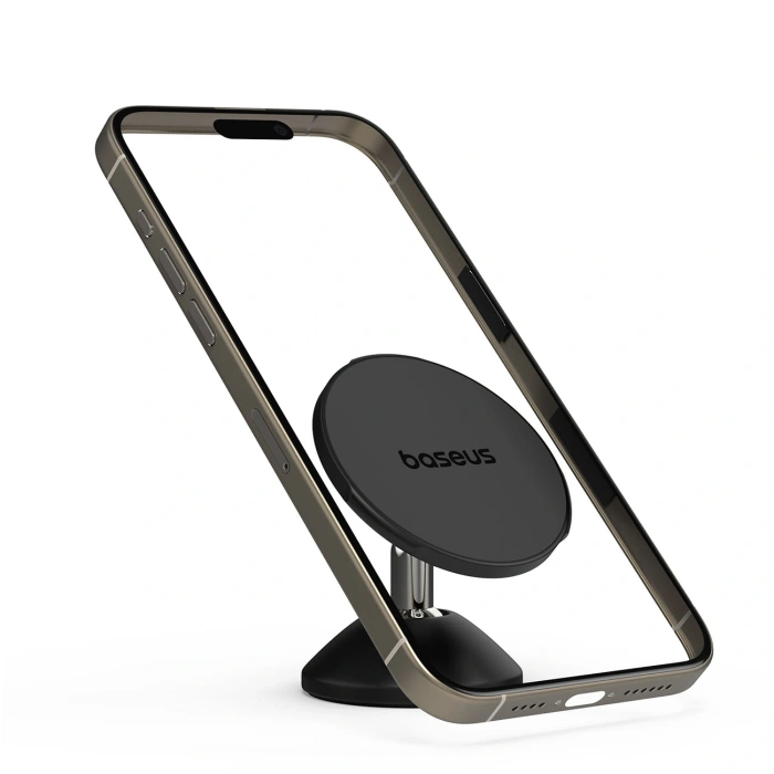 Uchwyt magnetyczny Baseus GoTrip DC1 kompatybilny z MagSafe na szybę/deskę rozdzielczą - czarny