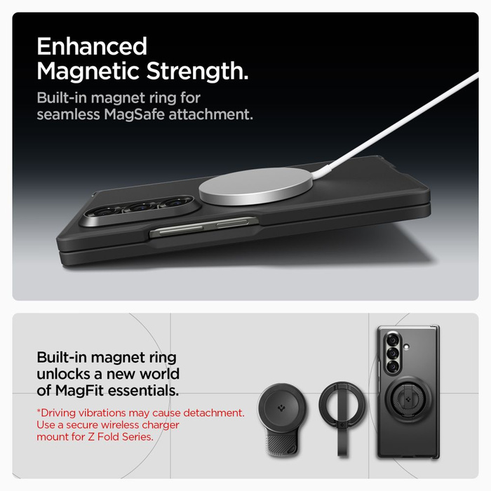 SPIGEN TOUGH ARMOR PRO MAG MAGSAFE GALAXY Z FOLD 7 NOIR
