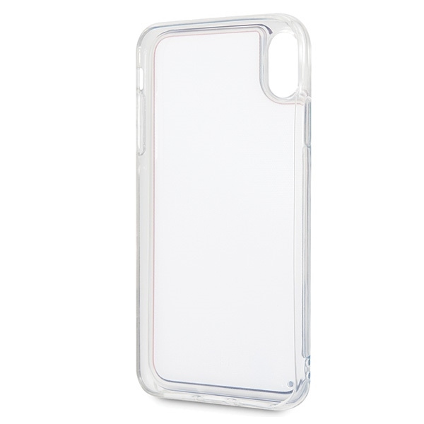 Hülle GUESS Apple iPhone Xs Max Kalifornien Glühen Im Dunkeln Blau Hardcase